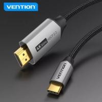 ราคา Vention ประเภท C เพื่อสาย HDMI สายฟ้า4K 60Hz 3 2 2สายวิดีโอกับโทรศัพท์เพื่อ Tv HDMI สาย HDMI สายสำหรับซัมซุง Galaxy S10 S9 P20 Pro USB C สาย HDMI แล็ปท็อปโทรศัพท์มือถือ (17973411259)