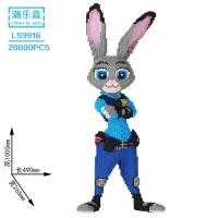 ราคา 2023 ของเล่นประกอบใหม่เข้ากันได้กับเลโก้เกิร์ลซีรีส์ตำรวจสุนัขจิ้งจอกกระต่าย Nick Judy Building Blocks (21657922027)