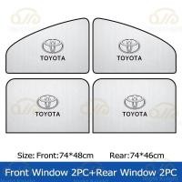 ราคา ที่บังแดดหน้ารถยนต์ม่านบังแดดหน้าต่างรถสำหรับ Toyota Camry Altis Vigo Fortuner CHR Ativ Hilux REVO Avanza Senta (21687485204)
