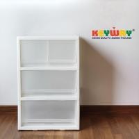 ราคา Keywayกล่องลิ้นชักอเนกประสงค์ 3 ชั้น 4 ช่อง เเข็งเเรงทนทาน รุ่น LR 30 (20310173560)
