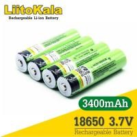 ราคา หัวนูน ถ่านชาร์จ 18650 Liitokala NCR18650B 3 7V Li ion 3400mAh (22177500623)