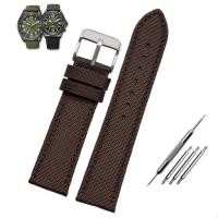 ราคา ஐ Climbing Nylon Watch เข็มขัดนาฬิกา Citizen BM8475 Timex Handmade สายนาฬิกาผ้าใบกันน้ำ 20mm22mm 23mm สายสีเขียวสีน้ำเงินสีดำ (19658971462)