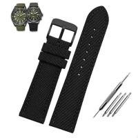 ราคา ஐ Climbing Nylon Watch เข็มขัดนาฬิกา Citizen BM8475 Timex Handmade สายนาฬิกาผ้าใบกันน้ำ 20mm22mm 23mm สายสีเขียวสีน้ำเงินสีดำ (19658971493)
