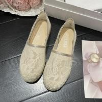 ราคา รองเท้าโลฟเฟอร์ตาข่ายสำหรับผู้หญิงรองเท้าโลฟเฟอร์ลำลองลูกไม้รองเท้าเรือกันลื่นแบน (19477652228)