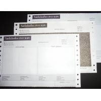 ราคา กระดาษต่อเนื่อง สลิปเงินเดือน ใบจ่ายเงินเดือน มีไฟล์ excel ให้ ฟอร์มสลิปสำเร็จรูป คาร์บอน 3 ชั้น 9 x 5 5 ฟอร์มสลิปสีดำ (12361008428)