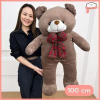 ราคา ตุ๊กตาหมีเท็ดดี้แบร์ teddy bear 60 100 150cm ตุ๊กตาหมียักษ์ ตุ๊กตาหมีขน ขนนุ่ม ตัวนิ่ม ดูในวีดีโอได้ค่ะ (22185415314)