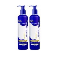 ราคา 2ขวด Green Bio Super Treatment กรีนไบโอ ซุปเปอร์ ทรีทเม้นท์ บำรุงผม ผมสวยมีน้ำหนัก ไม่แห้งและชี้ฟู แบบขวด 250มล x2 (21942478578)