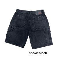 ราคา ขาสั้นยีนส์ชาย ผ้าไม่ยืด ฟอก 4 สี บูลฟ้าน้ำเงินขัดทราย มิดไนท์ดำดำฟอก มีกระเป๋ากล่อง 2 ข้างที่ปลายขา เอวกลาง แบบซิป ไซร์ 28 36 ไซร์พิเศษ 38 42 CP8 short jeans No 1152 Size 28 36 38 42 (22597997726)