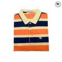 ราคา JaguarJump เสื้อโปโล รุ่น Jersey มีกระเป๋า ริ้วใหญ่ (22324886119)