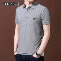 ราคา JEEP SPIRIT Short sleeved polo T shirt mens summer business casual fashion mens spring lapel versatile half sleeve top (19396898234)