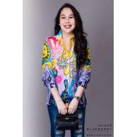 ราคา NEW 2023 PREMIUM BRANDNAME LONG SLEEVES SHIRT BLUEBERRY NIGHTS (20836006461)