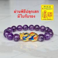 ราคา Collect Shop กำไลหินอเมทิส แท้ ปี่เซียะ 5 ธาตุ เปลี่ยนสีตามอุณหภูมิ 10 มิล ช่วยป้องกันให้รอดปลอดภัย จากอันตรายต่างๆ ปี่เซียะ เสริมเงินทอง ค้าขาย โชคลาภ (7458365260)