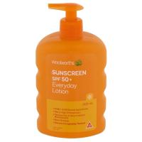 ราคา Woolworths Sunscreen Spf 50 everyday lotion 500ml (22207274309)