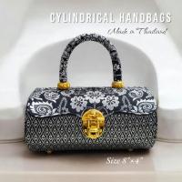 ราคา Miko s bags กระเป๋าถือ ผ้าไทย ผ้าไหม ทรงกระบอก (22456749361)