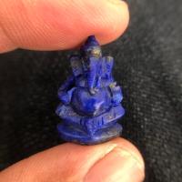 ราคา หินมงคลนำโชค หิน ลาพิส พระพิฆเนศ บูชา ห้อยคอ 1 องค์ (4266140936)