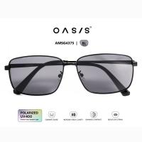 ราคา OASIS Sunglasses แว่นกันแดด รุ่น AMSG 4375 แว่นกันแดดทรงสี่เหลี่ยม แว่นกันUV สีดำ (22190028652)