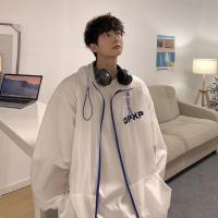 ราคา ELFL เสื้อผ้ากันแดดผ้าไอซ์ซิลซ์เสื้อแจ็คเก็ตแบบบางสำหรับฤดูร้อนของผู้ชายเสื้อแจ็คเก็ตแบรนด์ฮิต ins เสื้อผ้ากันแดดลำลองสำหรับวัยรุ่นแนวไฮสตรีท (22534504433)