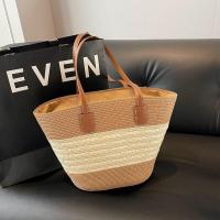 ราคา พร้อมส่ง 5 ลาย กระเป๋าสาน สายหนัง สานลาย กระเป๋าสานสายหนัง ทรงshoppping bag minimal M216 (22414637616)