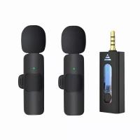 ราคา ไมโครโฟนไร้สาย Wireless Microphone ไมโครโฟนไร้สายแบบพกพาสําหรับ ใช้สําหรับสมาร์ทโฟน ไมค์หนีบปกเสื้อ ไมค์ไร้สายหนีบเสื้อ ชุดไมโครโฟนไร้สาย (21952845228)