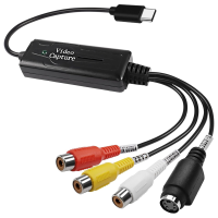 ราคา DBM HOME 1 PCS RCA AV to USB C Converter Video Capture Card Adapter AV NTSC PAL Video S Video Composite to USB Converter (21395744330)
