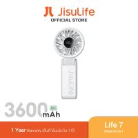 ราคา Jisulife Life 7 Handheld Fan 3600 mAh พัดลมพกพาอเนกประสงค์ สามารถใช้งาน ตั้งโต๊ะ คล้องคอได้ มีหน้าจอ LED ปรับระดับความแรงได้ 5 ระดับ (22087384451)