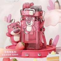 ราคา Sanrio ขวดน้ํา ถ้วยปากคู่ น่ารักถ้วยสี่เหลี่ยม Kuromi พลาสติก water bottle Hippobaby20 (22035226845)