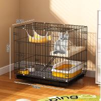 ราคา พับได้ กรงสัตว์เลี้ยง Dogelsy กรงแมวแบบใหญ่ กรงแมว3 4ชั้น ประกอบง่าย คอนโดแมว กรงกระต่าย กรงแมวราคาถูกๆ กรงหมา กรงสัตว์เลี้ยงพกพา กรงสุนัขขนาดใหญ่ กรงแมวขนาดใหญ่ (22534304252)