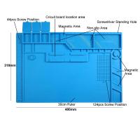 ราคา ฉนวนกันความร้อนซิลิโคนเสื่อเหล็กผสม500 แผ่นซ่อมทนความร้อนพร้อมเครื่องมืองานแม่เหล็กแผ่นซ่อมโทรศัพท์คอมพิวเตอร์แท่นโต๊ะการบำรุงรักษาอุปกรณ์เชื่อมสายไฟ (21419708375)