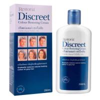 ราคา Discreet Colour Restoring Cream ดีสครีท คัลเลอร์ เรสโตเรีย ครีมแต่งผมดำ เรสโตเรีย 250mL (16568375446)
