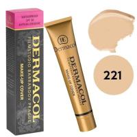ราคา DERMACOL ครีมรองพื้น เดอร์มาคอล เบอร์ 221 DERMACOL FILM STUDIO BARRANDOV PRAGUE make up cover SPF30 (614686499)
