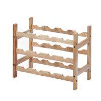 ราคา ชั้นวางขวดไวน์ 3 Tier Wine Rack (21443376629)