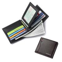 ราคา Mens short wallet with multiple card slots business drivers license wallet large capacity card holder thin wallet for boys SEY (21073127498)