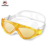ราคา แว่นตาว่ายน้ำ ผู้ใหญ่ Goggles แว่นตาว่ายน้ำสำหรับผู้ชายและผู้หญิง แว่นตาดำน้ำ การชุบ สีต่างๆให้เลือกAnti UV Adult Swimming Goggles (19067038748)