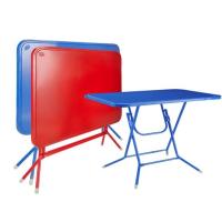 ราคา โต๊ะพับหน้าเหล็ก ทรงเหลี่ยม ขนาด 2 5ฟุต 3 ฟุต 4 ฟุต ขาเหล็กกลม พับเก็บได้ โต๊ะขาเหล็ก โต๊ะร้านอาหาร แข็งแรง (21431574493)