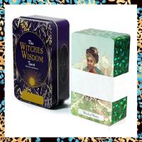 ราคา ไพ่ทาโรต์กล่องดีบุก The Witches Wisdom Tarot Card พร้อมหนังสือคู่มือกระดาษ ขนาดพกพา10 3X6ซม ไพ่ทำนาย ไพ่ยิปซี ไพ่ออราเคิล ไพ่ยิบซี ไพ่ทาโร่ ไพ่ดูดวง ไพ่ทาโรต์ Tarot Card Deck (21915786769)