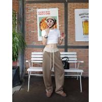 ราคา Akkara Studio Baggy Sweatpants กางเกงผู้หญิงขายาว สไตล์เก๋ (22540115946)