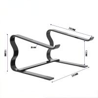 ราคา ที่วางโน๊ตบุ๊ค แท่นวางโน๊ตบุ๊ค อลูมิเนียม Laptop Stand กันลื่น รองรับจอขนาด 10 18 นิ้ว จัดเก็บง่าย (22157072062)