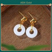 ราคา ASIX GOLD ต่างหูแหวนหยกรูปโป๊สีทองของผู้หญิงต่างหูแบบโอเรียนทอลจีนเครื่องประดับเครื่องประดับหรูสวยงามแบบจีนจีนจีนจีนจีนจีนจีนจีนจีนจีนจีนจีนจีนโบราณ (22395988006)