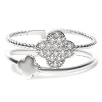 ราคา LS แหวนผู้หญิง แหวนแฟชั่น ทรงโคลเวอร์สี่แฉก แหวนเงิน r2522 (22559193009)