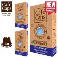 ราคา Cafecaps กาแฟ แคปซูล Nespresso compatible Decaf 3 กล่อง X10 แคปซูล กาแฟโคลัมเบียสกัดคาเฟอีนแบบคั่วกลาง เทสติ้งโน๊ตคาราเมล ท๊อฟฟี่ (301099407)
