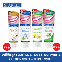 ราคา SPARKLE ยาสีฟัน สปาร์คเคิล 4 สูตร WHITE100G LEMON SODA100G TRIPLE WHITE100G COFFEE 90G SK0301 ยกเซท 4 หลอด (22257123904)