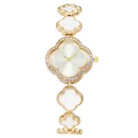 ราคา นาฬิกาใบโคลเวอร์สี่ใบ นาฬิกาผู้หญิงสร้อยข้อมือมรกตแฟ สร้อยข้อมือนาฬิกาควอทซ์ของผู้หญิง (21352681711)