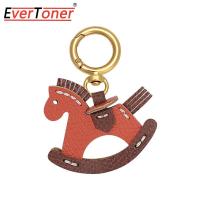 ราคา Everstoner จี้ม้าโยกแท้รูปกระเป๋าหนังเสน่ห์สำหรับกระเป๋า Longchamp เครื่องประดับแขวนพวงกุญแจตกแต่งกระเป๋า DIY (22269206165)