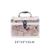 ราคา กระเป๋าเครื่องสำอางค์ตัวล็อคไฟเบอร์ Cosmetic Bag (22052079652)