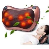 ราคา เครื่องนวดไฟฟ้า เครื่องนวดอินฟาเรด หมอนนวดคอ Neck Massage Pillow หัวนวด 8 ลูก (19783169278)