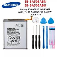 ราคา BA505ABN EB BA505ABU แบตเตอรี่4000MAh สำหรับ SAMSUNG Galaxy A50 A505F SM A505F A505FN DS GN A505W A30s a30 เครื่องมือ (16107729629)