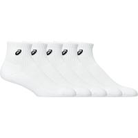 ราคา ASICS KIDS MIDDLE SOCKS 3P KIDS TRAINING เด็ก ถุงเท้า ของแท้ WHITE BLACK SHEET ROCK HEATHER (22466515960)