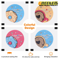 ราคา Greener 1 ม้วน ฟิล์มซีลฝาแก้วพลาสติก ม้วนฟิล์ม ชาไข่มุก 2800ดวง (22131655545)