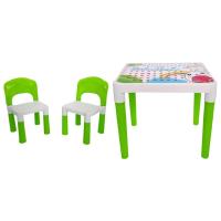 ราคา ชุดเซ็ทสำหรับเด็กเล็ก โต๊ะ 1 ตัว เก้าอี้ 2 ตัว ลาย ก ฮ และ A Zถอดประกอบได้ Family Set ส่งเสริมทักษะการเรียนรู้ของเด็กเล็ก (22588470810)