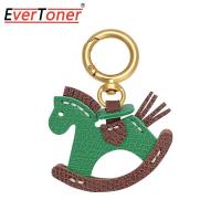 ราคา Everstoner จี้ม้าโยกแท้รูปกระเป๋าหนังเสน่ห์สำหรับกระเป๋า Longchamp เครื่องประดับแขวนพวงกุญแจตกแต่งกระเป๋า DIY (22269206170)